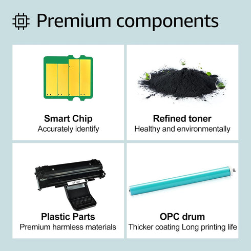greencycle 1 Pack Toner Cartridge Replacement | Compatible for Dell 1100 De1110 Laser Printer, Black