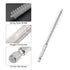 3pcs 12mm Dia Nylon Bore Brush with Handle, 1/4 Inch Hex Shank for Cleaning Tubes, Ports, Bearings