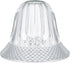 Skelang Lip-less Glass Lamp Shade, Bell Shaped Light Cover with 1-5/8" Fitter Opening,