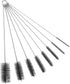 16 Inch Extra Long Pipe Cleaning Brush Set, Stainless Steel Bristles, 8 Piece Variety Pack for Auto Parts, Bottles,
