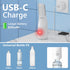 3 IPX7 Portable Bidet for Travel - Rechargeable Electric Travel Bidet Peri Bottle with Adaptor & Speed Modes