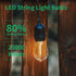 Meconard 30 Pack S14 Edison String Light Bulbs, 1 Watt Replacement for Outdoor String Lights, 2200K Warm White