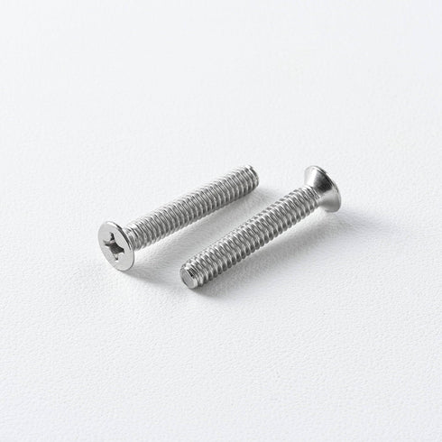 5/32-32 x 3/8'' (100Pack) Flat Head Machine Screw, Phillips Drive, 304 Stainless Steel 18-8, Bright Finish, Fully