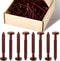 Blulu 60 Pcs 3 Inch Vinyl Shutter Fastener Window Panel Peg Lok Pin