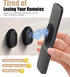 Nearockle 5 Pack Magnetic Remote Control Holder Wall Mount, Upgraded No Drill Self-Adhesive Organizer TV Remote Holder