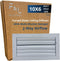 Upgrade Your Airflow With Curved Blade Ceiling Diffuser & Multi-Shutter Damper 2-Way