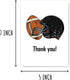 NSLDesigns 5 7 inches Funny Sport Card - Football Thank You Card - Football Coach Appreciation Card - Card For Him