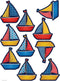 Teacher Created Resources Sailboats Accents, 5656