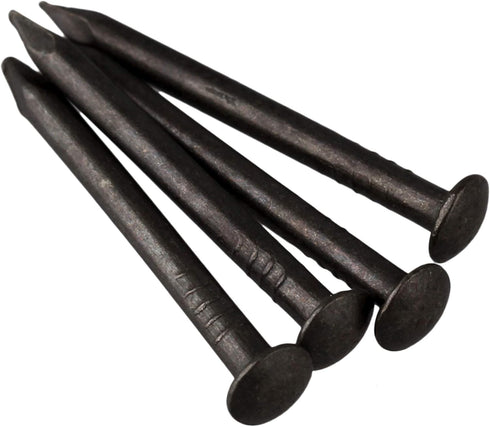 RDEXP Black Round Head Wood Screw Nail, Decorative Miniature Nail, 1.8cm/0.71", Pack of 50