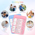 Audab 2Pcs Dry Erase Chore Chart for Kids, Magnetic Checklist Board for Home Refrigerator & Wall Use