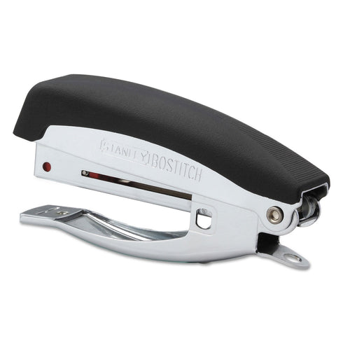 Bostitch Office Deluxe Hand-Held Stapler, 20 Sheet Capacity, Chrome/Black (42100) with Anchor Hole