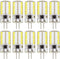10 Pack G4 LED Bulbs, 3W Dimmable Cool White 6000K, Bi-Pin Base, 20W 30W Halogen Equivalent