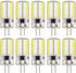 10 Pack G4 LED Bulbs, 3W Dimmable Cool White 6000K, Bi-Pin Base, 20W 30W Halogen Equivalent