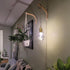 E26 11.5FT Gold Plug in Pendant Light Kit, Hanging Plug in Lights Fixture with Metal Ceramic Socket, Hanging Lights