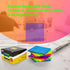 Transparent Sticky Notes, Pack of 12 Pads, 3" x 3" Translucent Sticky Notes Set, 600 Sheets for Annotating