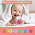 Notoke 6PCS Marker(6 Bottle Labels Daycare Reusable, Waterproof Silicone Baby Bottle Labels for Daycare,Write and Reuse
