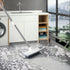 POPETPOP Floor Scrub Brush with Long Handle Stiff Bristles Tile and Grout Cleaning Brush for Bathroom and Kitchen