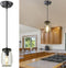 Glass Mason Jar Light Fixtures, 1-Light Kitchen Island Lighting, Farmhouse Pendant Lights