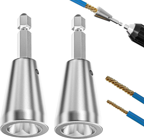 2PCS Wire Twister Tool for Drill, Wire Nut Twister for Electrical Power