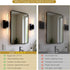 21" Mirror,2-Light E26 T10 Bulbs(Excluded) Matte Black Bathroom Light Fixtures Over Bathroom Vanity Lights Above
