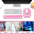 Set, MOSISO Gel Wrist Rest Support for Mouse Pad&Keyboard Irregular Oval Ergonomic Mousepad Keyboard Pad Non-Slip Base