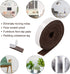 Zonon 4 Rolls 1/2 x 240 Inch Felt Strips with Adhesive Backing, Heavy Duty Polyester for Protecting Furniture and DIY