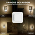 Hallway/Stairway/Bathroom/Bedroom/Kitchen,2 Packs Midea Backlit Night Lights Plug Into Wall for Sleep,Indirect Soft