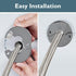 Plumbing Cover Plates, Stainless Split Flange, Hinged Floor and Ceiling Plates for 21mm Dia Pipe, Chrome Finish, 2 PCS