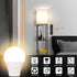 A19 Bulbs, 800LM 9W, 60W Bulbs, Dimmable Bulb 3000K-6000K, E26 80+,2.4GHz, 25,000 (9W-1 Remote-3 Bulb) Gupuzm LED