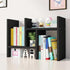 ShellKingdom Desk Shelf Organizer, H-Shaped Desktop Shelves, Adjustable Desktop Corner Shelf, Bookshelf Storage Rack