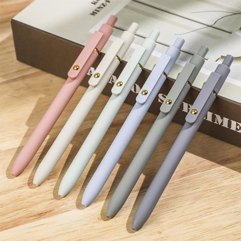 Ddaowanx Gel Pens, 12 Pcs 0.5mm Quick Dry Black Ink Pens, Fine Point Smooth Writing Gifts for Women (12 Pcs Morandi)