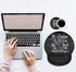 Ergonomic Wrist Mouse Pad with Cup Coaster, Inspirational Quote Art on Rustic Wood, Non-Slip PU Base for Home Office