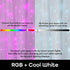 6.6ft. 5ft. Programmable Geeni Smart Cascading Curtain Color String Lights - x Multicolor LED Strand for House, Party