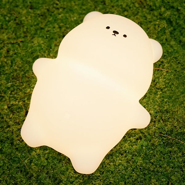 Night Light for Kids, Cute Lying Flat Bear Led Night Light with
