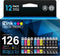 E-Z Ink Remanufactured Ink Cartridge Replacement for Epson 126 T126, 12 Pack (6 Black, 2 Cyan, 2 Magenta, 2 Yellow)
