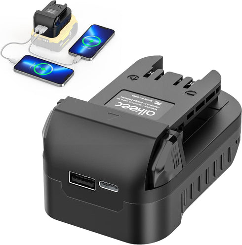 Battery Adapter for Dewalt to Milwaukee, Converts Dewalt 18V/20V Max Battery to Milwaukee 18V Battery
