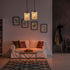 2 4.65.9 inch CHGCRAFT Pcs Rattan Lamp Shade Woven Lampshade Replacement Lamp Covers for Pendant, Table, Wall and Floor