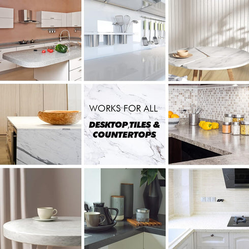 Granite and Marble Repair Kit, Color Match Quartz Countertop Repair Kit for Tiles and Stones