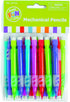 Fun Express Plastic Mini Mechanical Pencils, 24 Vibrant Colors, 3 3/4" Long, 0.7mm Lead (Not Included)