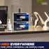 Storage Standard Double Glove Box Holder Wall Mount Glove Dispenser - Disposable Glove Holder Wall Mount Glove Station