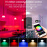 4 Inch, 9W 700LM 2700K-6500K Dimmable 1 Pack FVTLED Smart Recessed Lighting Wireless Bluetooth RGBWC Color Changing LED