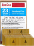 23 Gauge Pinner Nails (5/8",3/4",5/6",1",1-3/8") assorted 5 sizes' Headless Pin Nails for 23 GA Pneumatic or Electric Pinner or pin gun,Project Pack (10000)