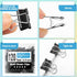 Small Binder Clips, 120 Pack, 3/4 Inch Width, Black Binder Clips, Mini Paper Clamps for Office Supplies