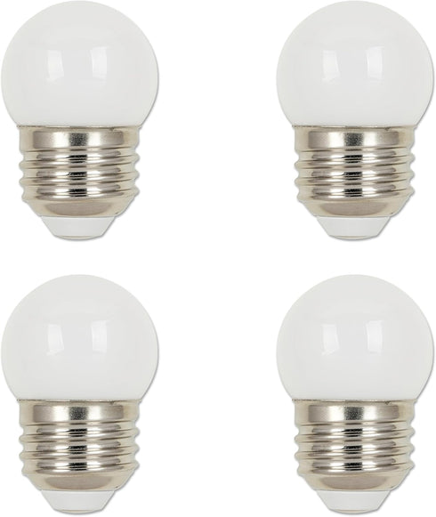 Westinghouse 5511220 S11 White LED Light Bulb, 1 Watt (10 Watt Equivalent), Medium Base, 4 Pack