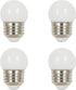 Westinghouse 5511220 S11 White LED Light Bulb, 1 Watt (10 Watt Equivalent), Medium Base, 4 Pack