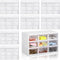Rtteri 9 Pieces Mini Drawer Organizer Plastic Desktop Storage Box with 9 Clear Drawers for Office Home Jewelry