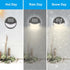 2Pack PATIKIL Solar Lights Outdoor Waterproof, Wall Sconce LED Stair Light for Decor, Deck, Step, Fence, Porch