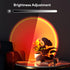 Bavcieu Sunset 360 4 Setting Lamp Projection Led Lights with Remote, Multicolor Night Light Rotation Rainbow Lights