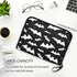 Halloween Bats Expanding File Folder, 13 Pockets, Black Animals Accordion Organizer for A4 Letter Size