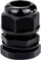 Conextlink 5pcs Waterproof IP68 Nylon Firewall Bushing Grommet Cable Gland Joint for Power Cable (1/0 Gauge, Black)